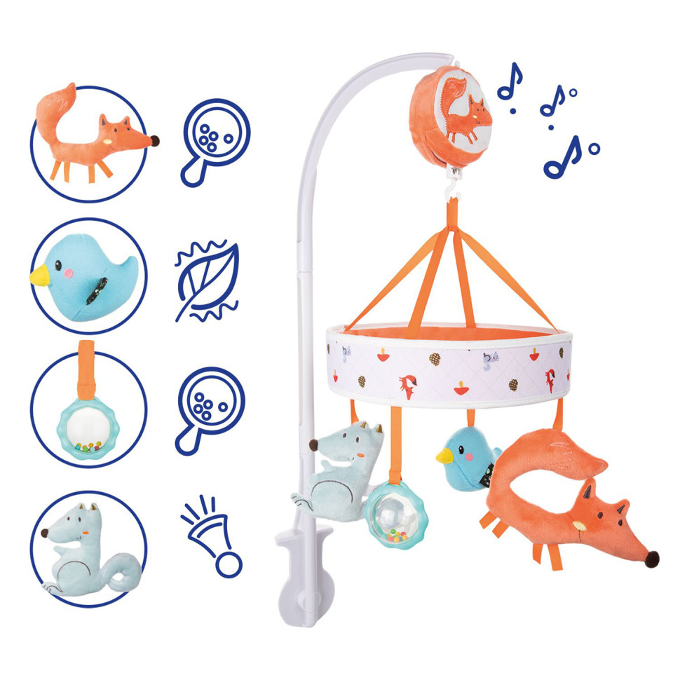 Дитяча Карусель музична Fox Canpol babies 75/201 механічна