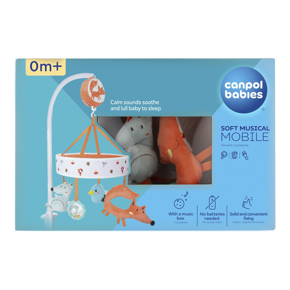 Дитяча Карусель музична Fox Canpol babies 75/201 механічна
