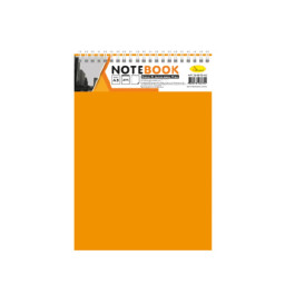Блокнот А5 Апельсин В-БП5-80(Orange) 80 листов, пружина сверху