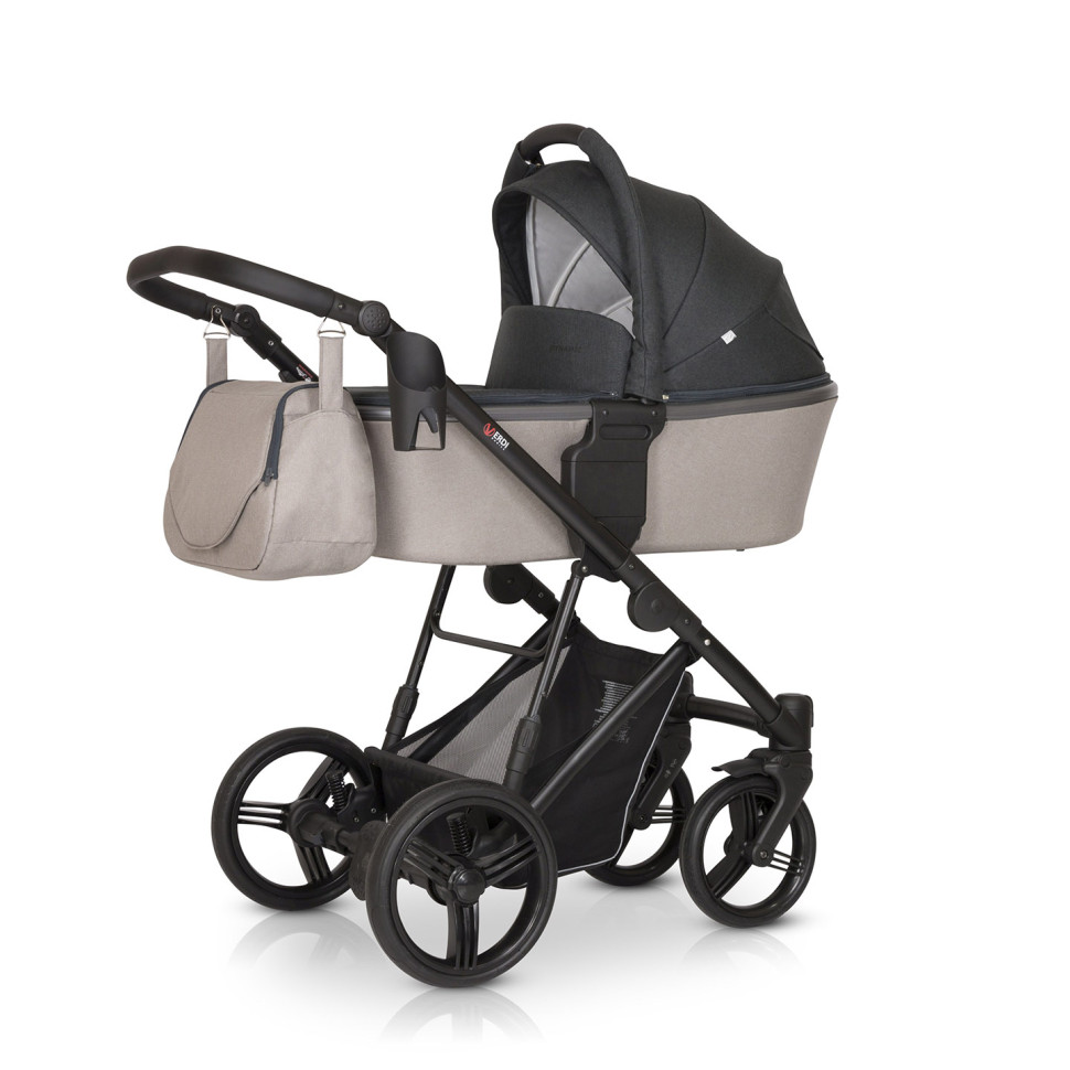 Коляска универсальная 3 в 1 Verdi Dynamic 9023-VD-06 beige-dark grey