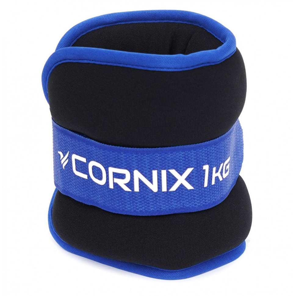 Утяжелители-манжеты для ног и рук Cornix XR-0173, 2 x 1 кг