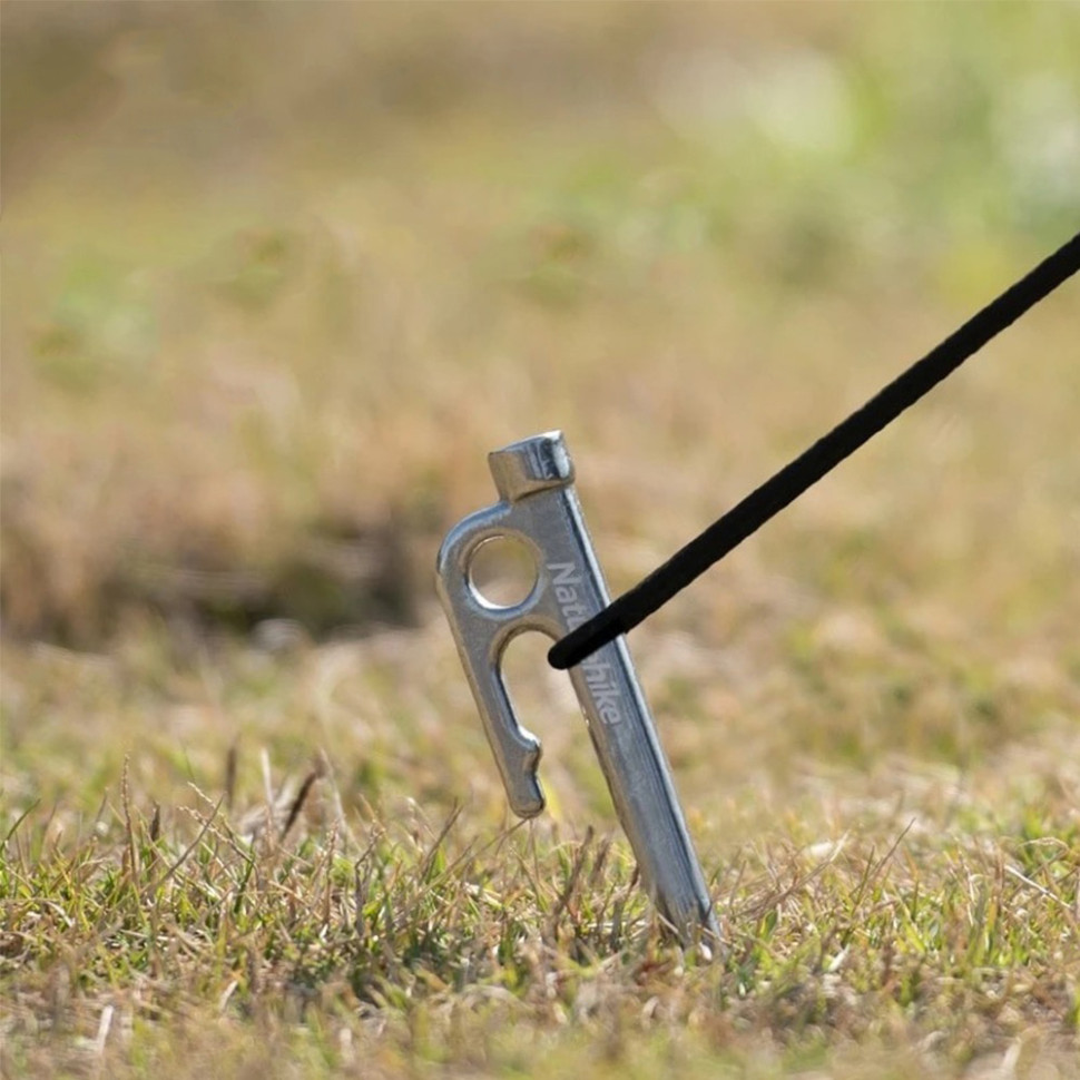 Кол стальной NH19PJ014 Naturehike 6927595746929, 25 см, серый