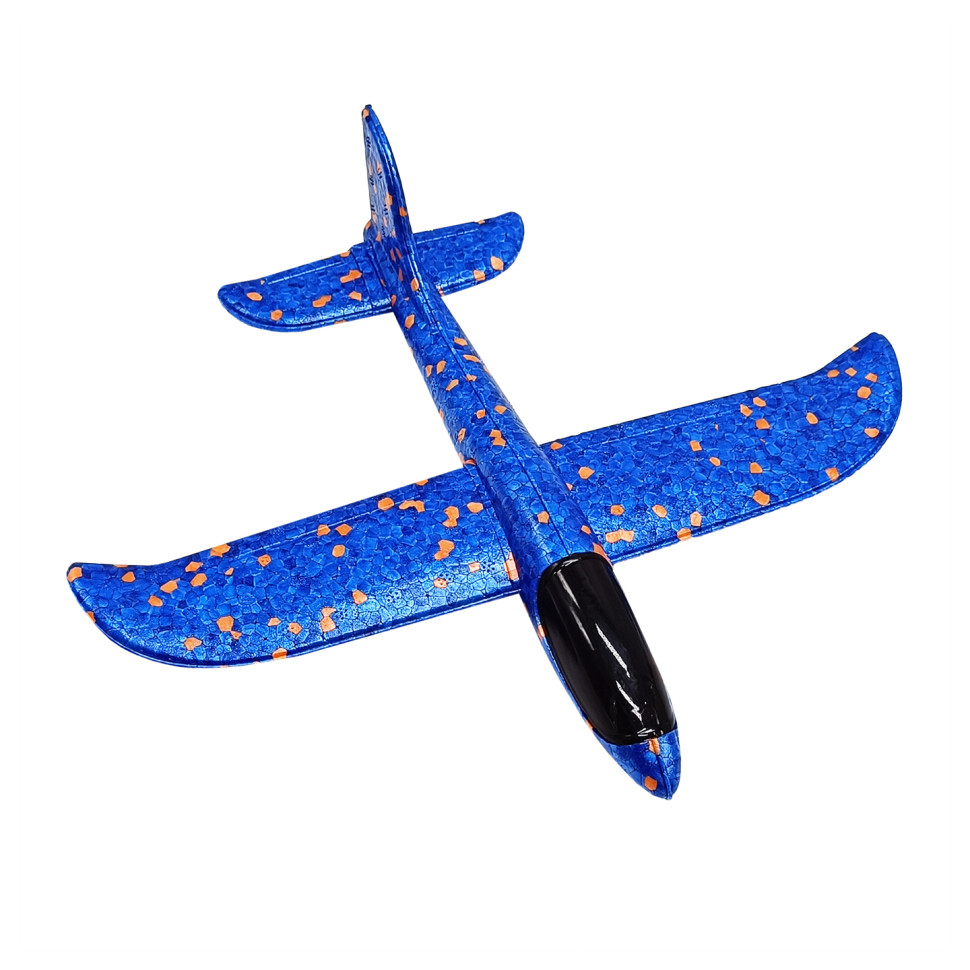 Дитячий метальний літак-планер Bambi C28004(Blue) довжина 38 см