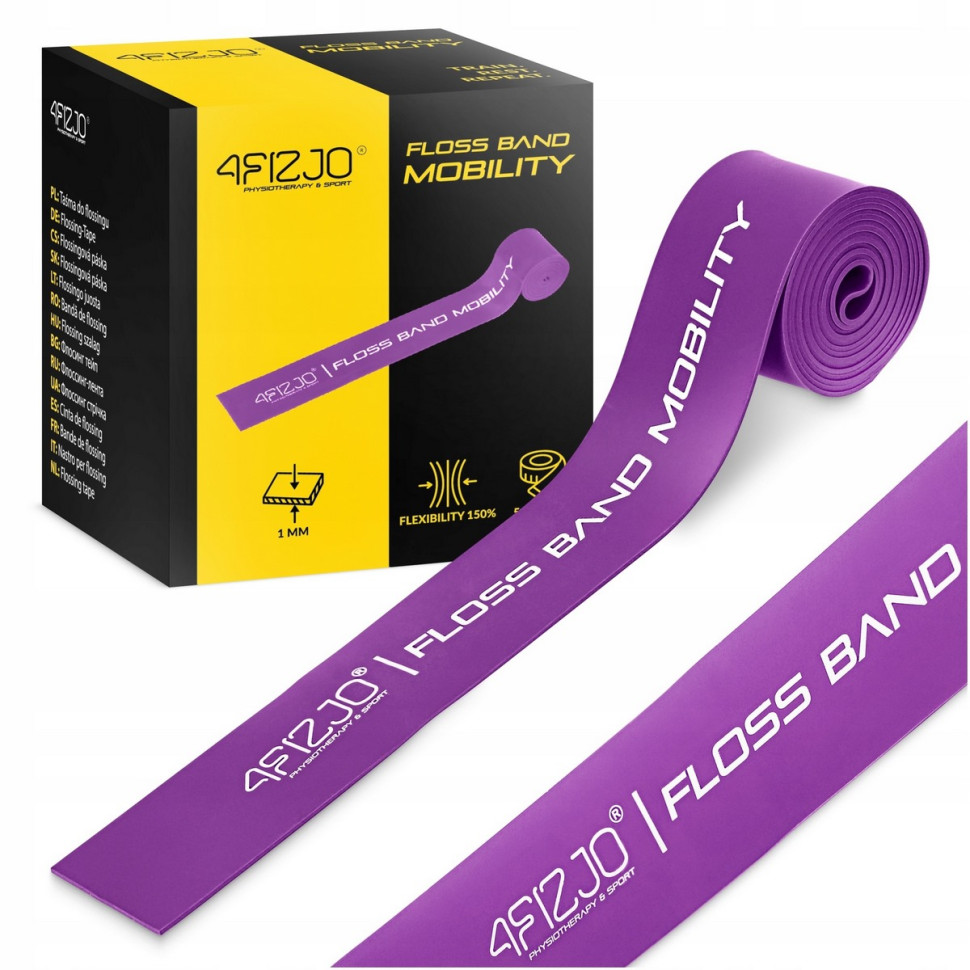 Стрічка компресійна для флоссінга Floss Band 4FIZJO P-5905973405201, 207 x 5 x 0. 1 см 