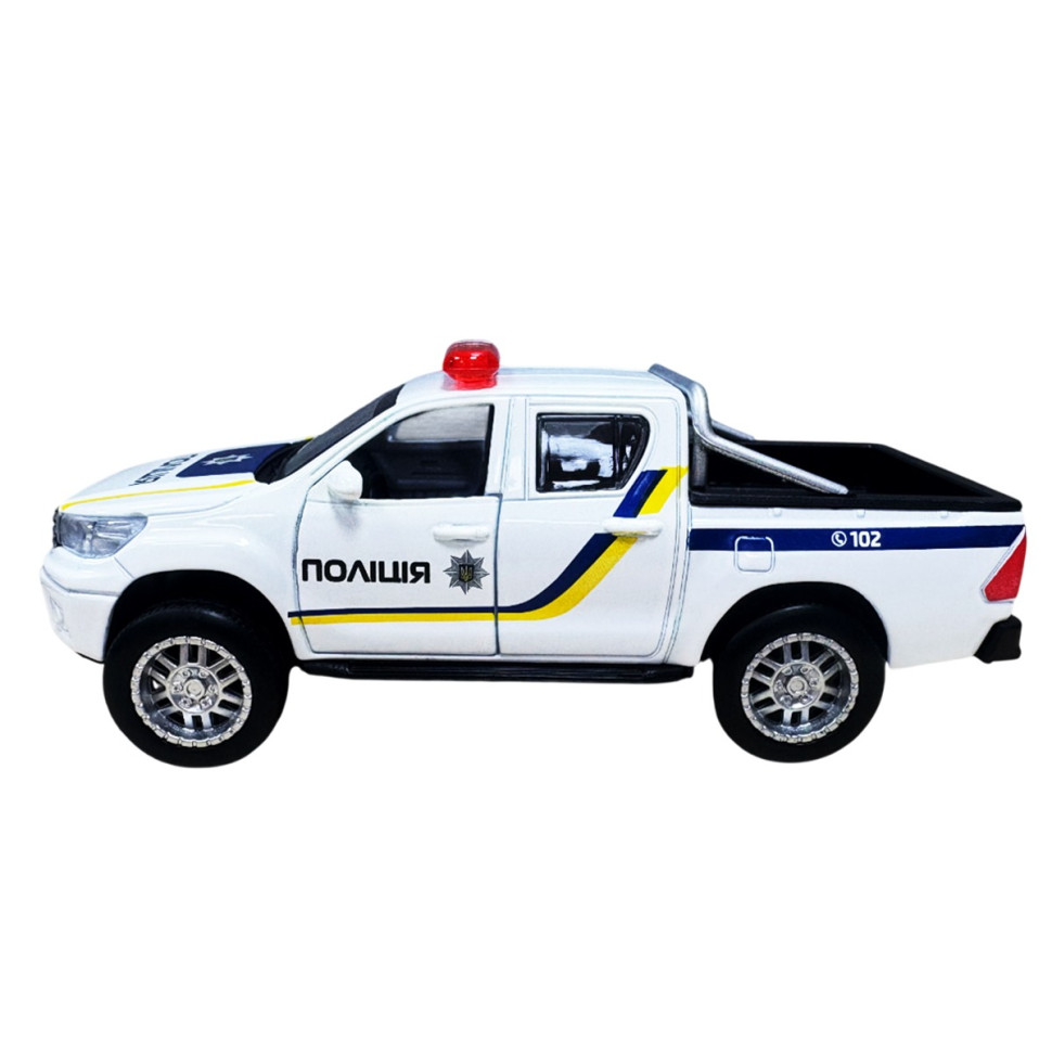 Дитяча автомодель Toyota Hilux Police TechnoDrive KM250426 масштаб 1:32