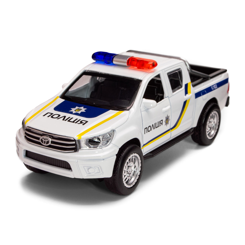 Дитяча автомодель Toyota Hilux Police TechnoDrive KM250426 масштаб 1:32