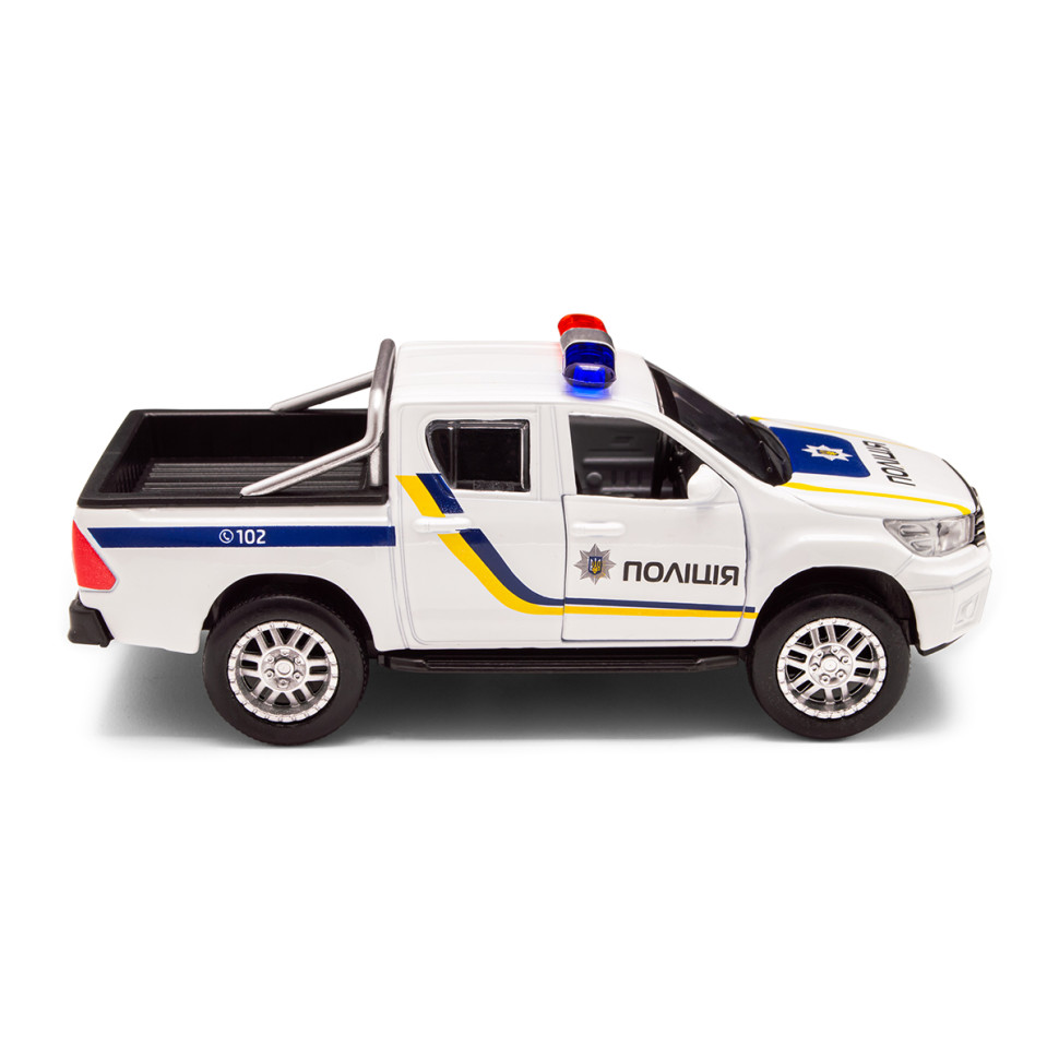 Дитяча автомодель Toyota Hilux Police TechnoDrive KM250426 масштаб 1:32