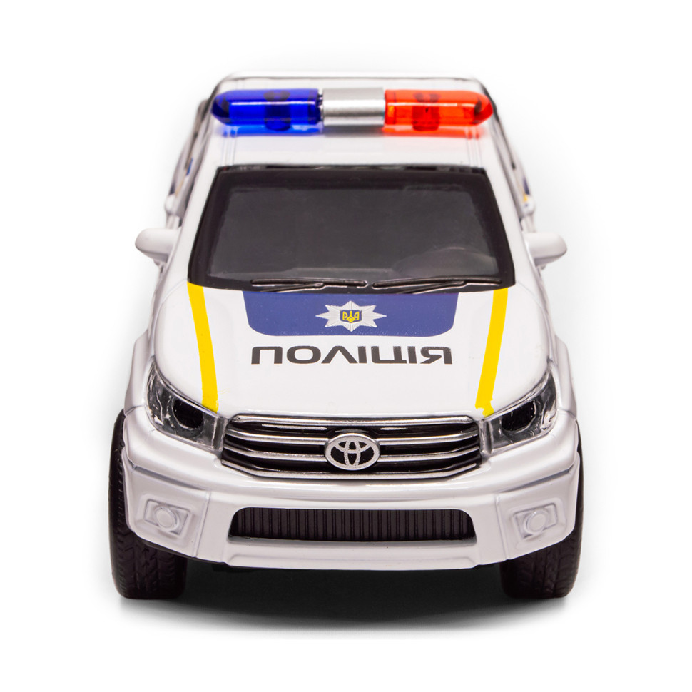Дитяча автомодель Toyota Hilux Police TechnoDrive KM250426 масштаб 1:32