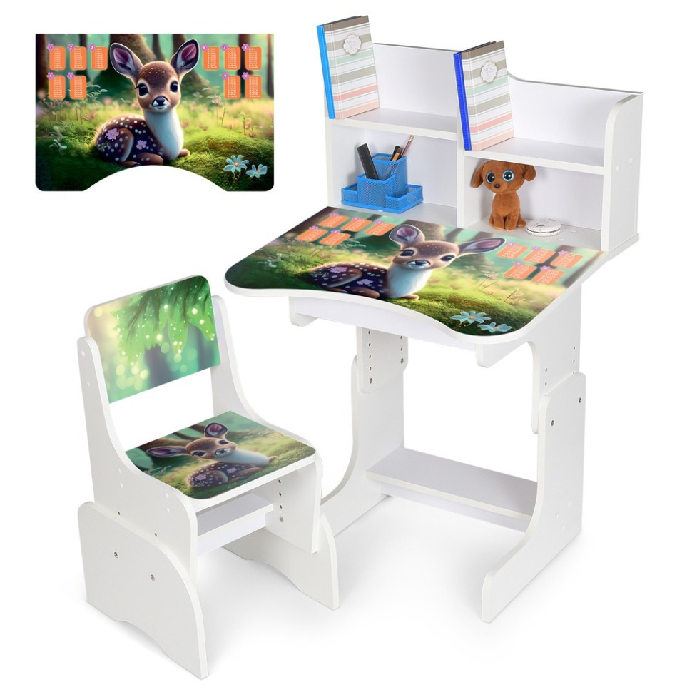 Дитяча Парта Bambi N 2071-3-1 дерево, зі стільчиком