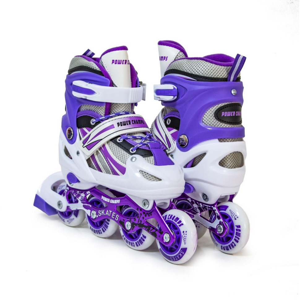 Дитячі розсувні ролики Power Champs Bambi 520314549 Violet, розмір 38-42