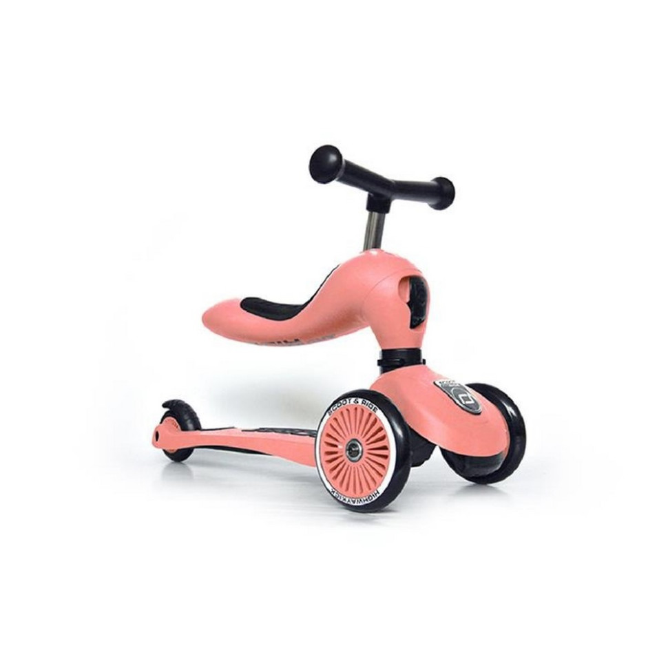 Самокат трансформер Highwaykick-1 Scoot and Ride SR-160629-PEACH, персик