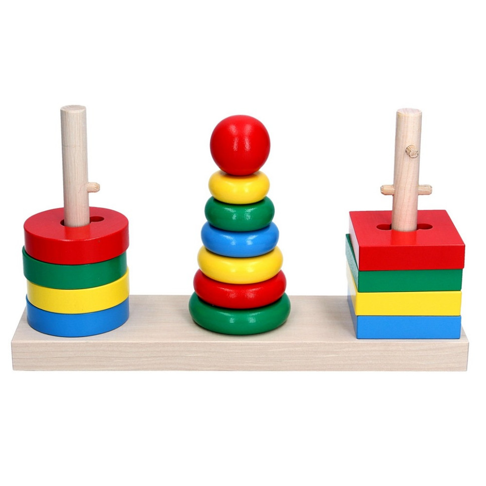 Дитячий дерев'яний сортер