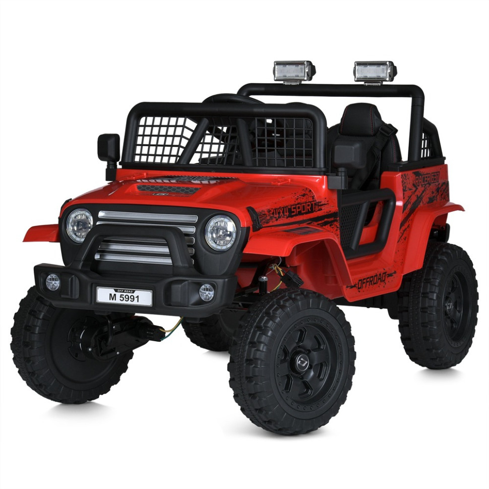 Дитячий електромобіль Джип Bambi Racer M 5991EBLR-3(24V) до 50 кг