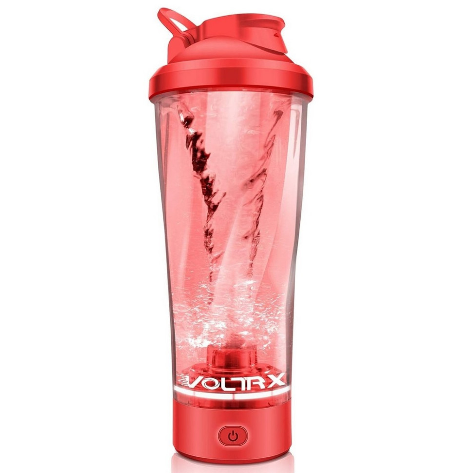 Шейкер спортивный электрический VortexBoost VOLTRX Vortex_Red 600 мл, Red