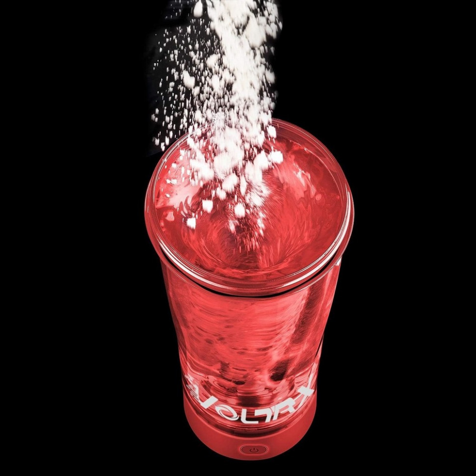 Шейкер спортивный электрический VortexBoost VOLTRX Vortex_Red 600 мл, Red