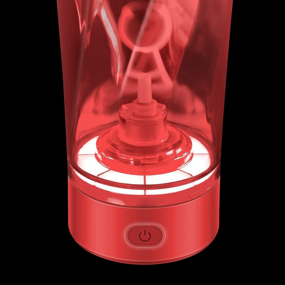 Шейкер спортивный электрический VortexBoost VOLTRX Vortex_Red 600 мл, Red