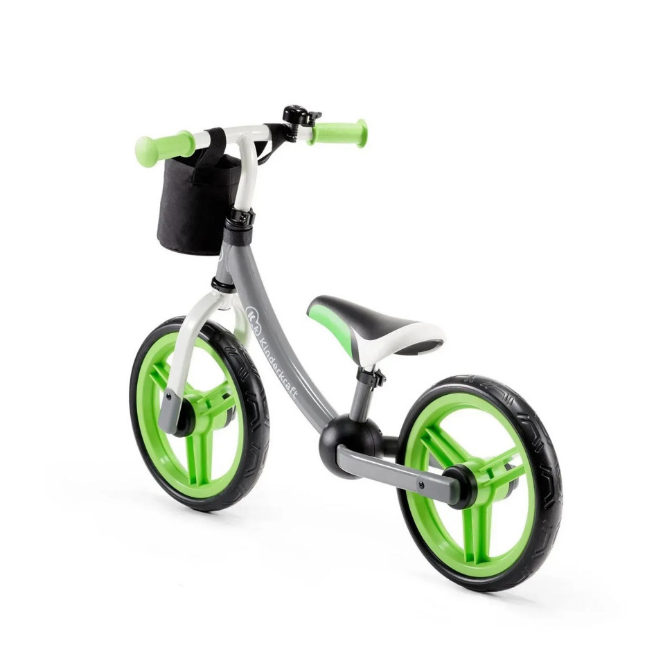 Детский беговел 2Way Next Kinderkraft KKR2WNXGRE00AC, Green-Gray
