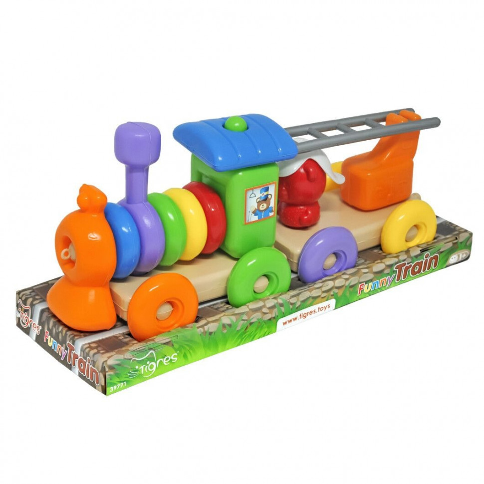 Іграшка розвиваюча "Funny train" 23 ел., 39771 по цене 345 грн.