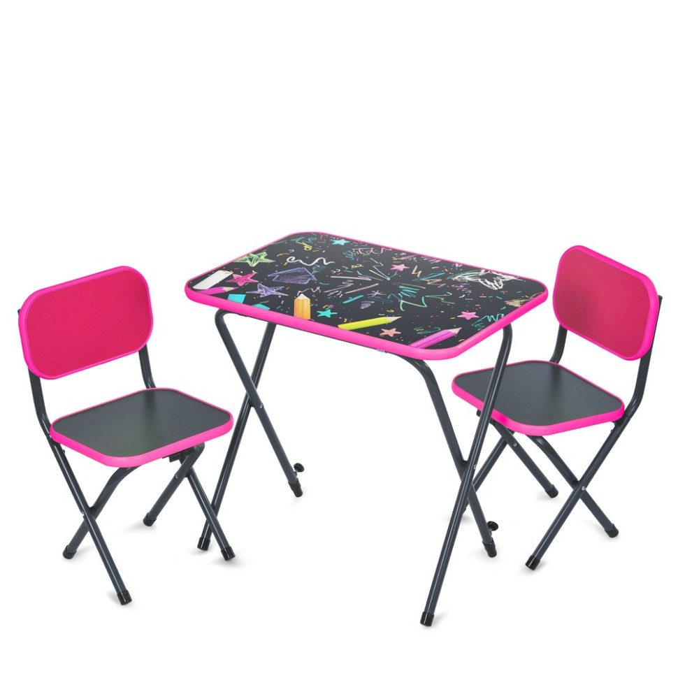 Дитячий Столик Creative Bambi Creative Bambi Creative малиновий, складаний, стільниця 60 х 40 см