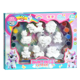 Набор для творчества Лошадки Bambi MK 5723(Horse) краски, кисточки
