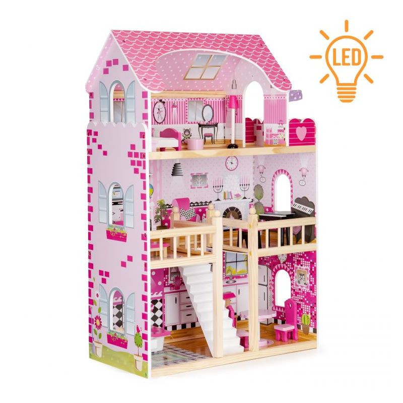 Дитячий ляльковий будиночок Residence Ecotoys HM006391, з меблями