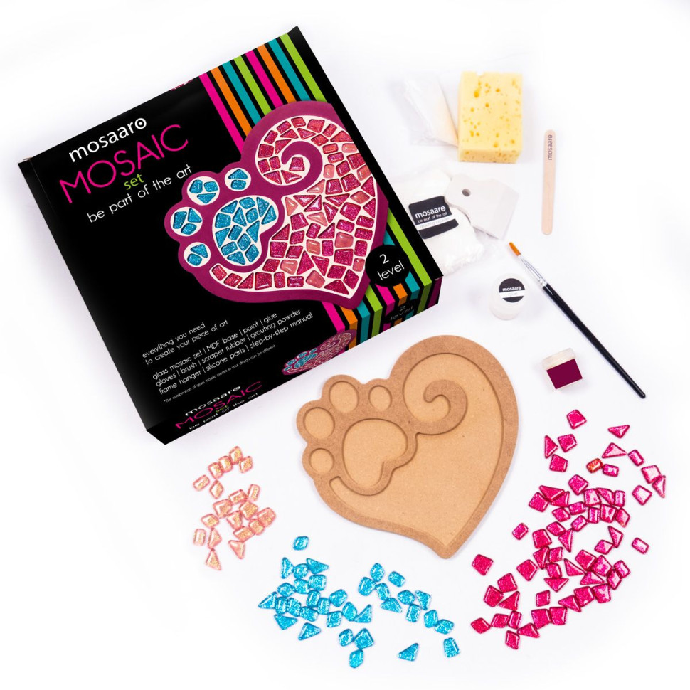 Набор для творчества стеклянная мозаика