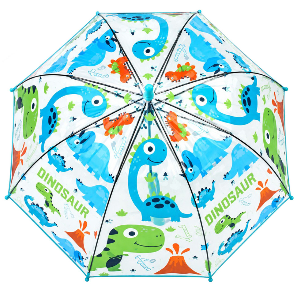 Детский зонтик Bambi MK 5272(Turquoise) длина 68 см, трость 63 см, диаметр 70 см, спица 50 см