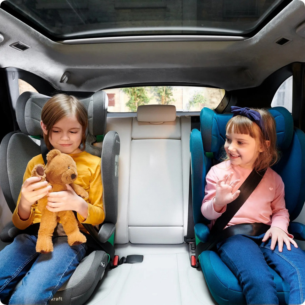 Дитяче автокрісло Junior Fix 2 i-Size Kinderkraft KCJUFI20GRY0000 Rocket Grey