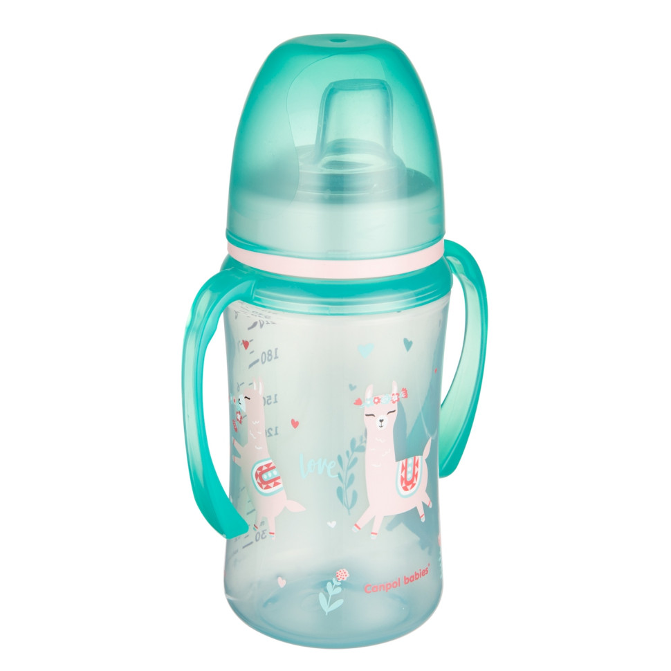 Детская кружка тренировочная Sweet fun Canpol babies 35/208_gre 240 мл