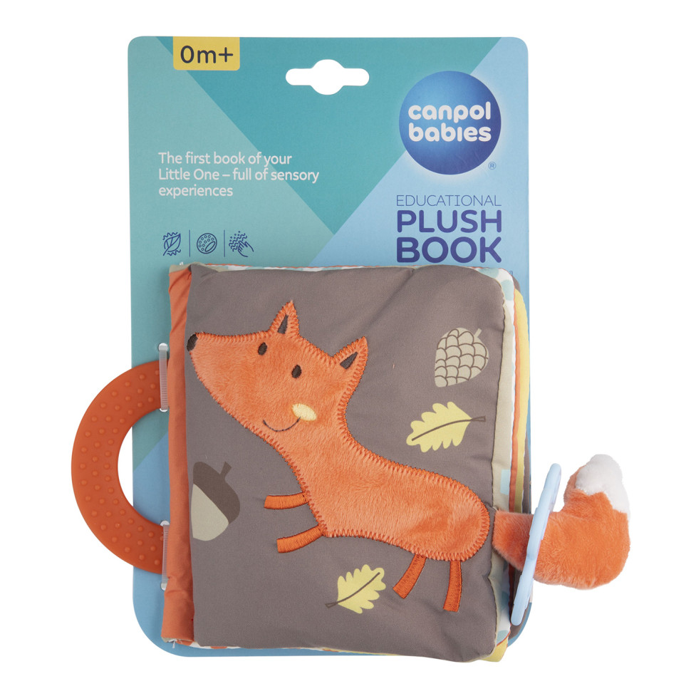 Іграшка-книжечка розвиваюча Fox Canpol babies 75/202 з гризунком