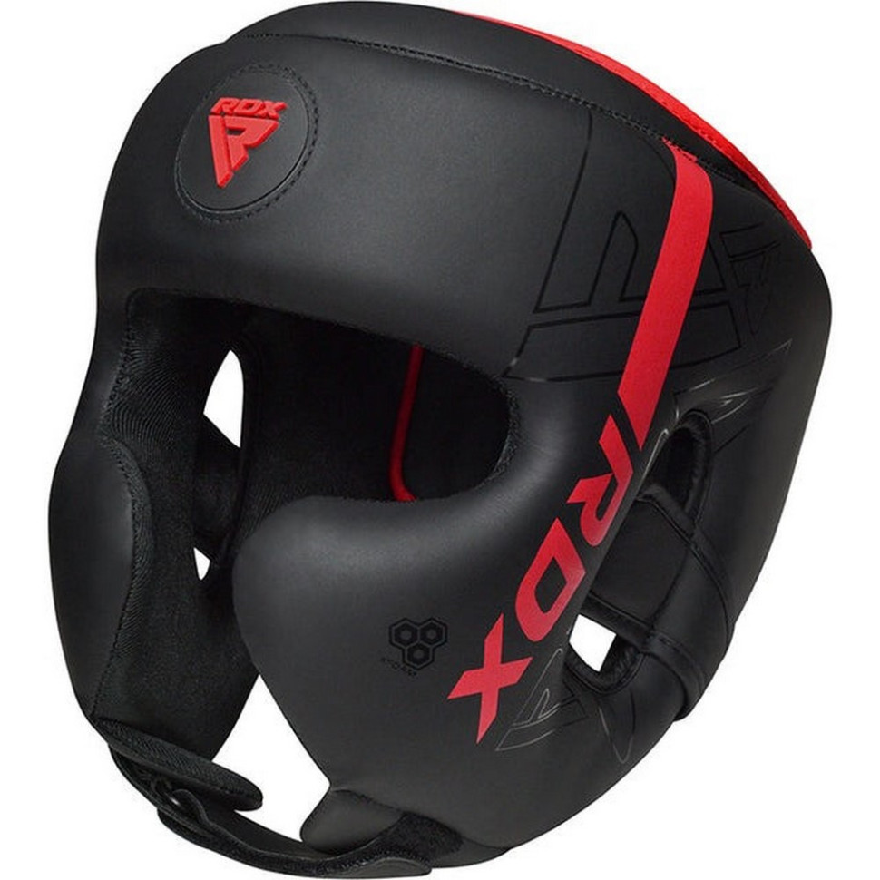 Боксерський шолом F6 KARA Matte RDX Inc Limited HGR-F6MR-M, Red, M (капа у комплекті)