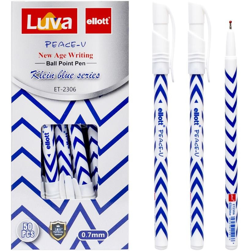 Ручка масляная «Luva Ellott» Bambi ET2306-50 синяя, 0,7 мм