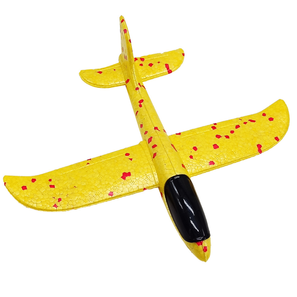 Дитячий метальний літак-планер Bambi C28001(Yellow) довжина 48 см