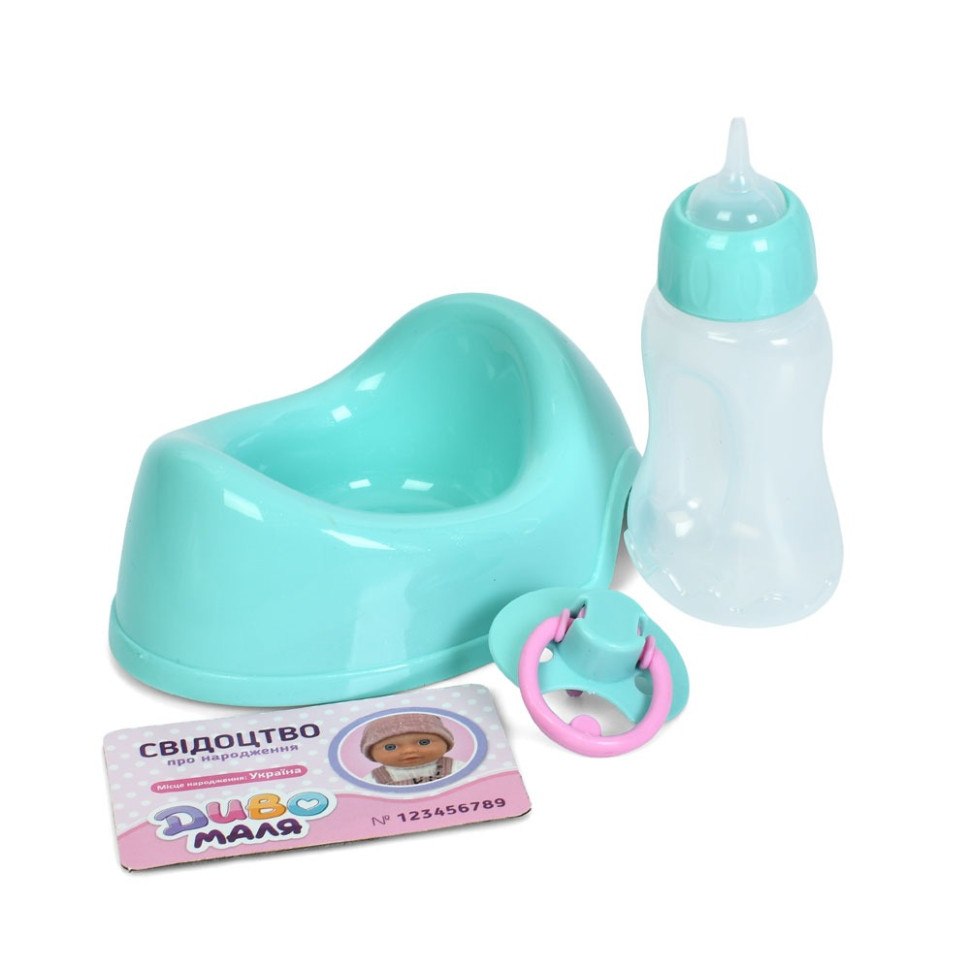 Дитяча лялька пупс Limo Toy YL2425B(White) з аксесуарами в комплекті