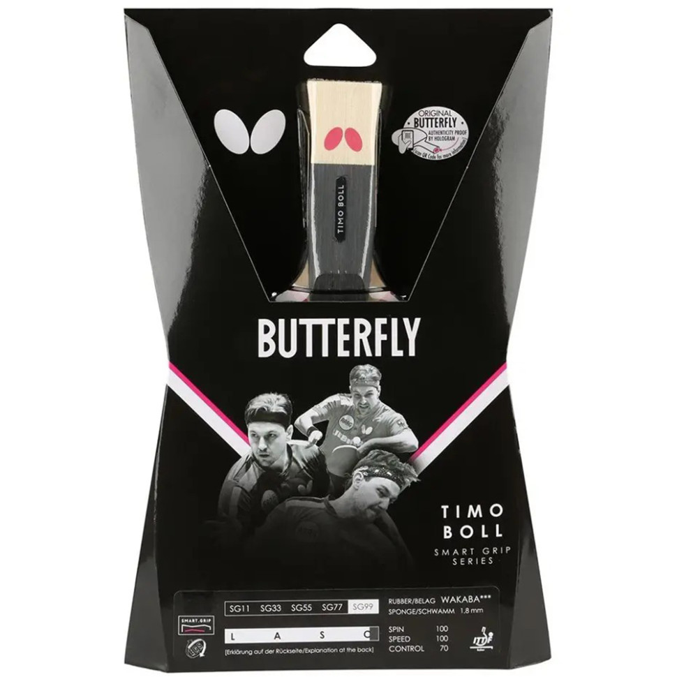 Ракетка для настольного тенниса Timo Boll SG99 Butterfly 179345286