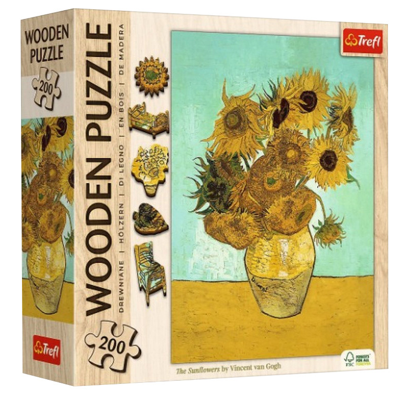 Пазл фигурные из дерева 