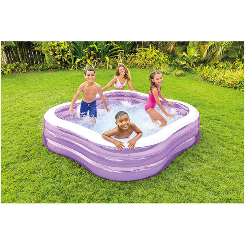 Детский надувной бассейн Семейный Intex 57495(Violet) 1229 х 229 х 56 см 1215 л