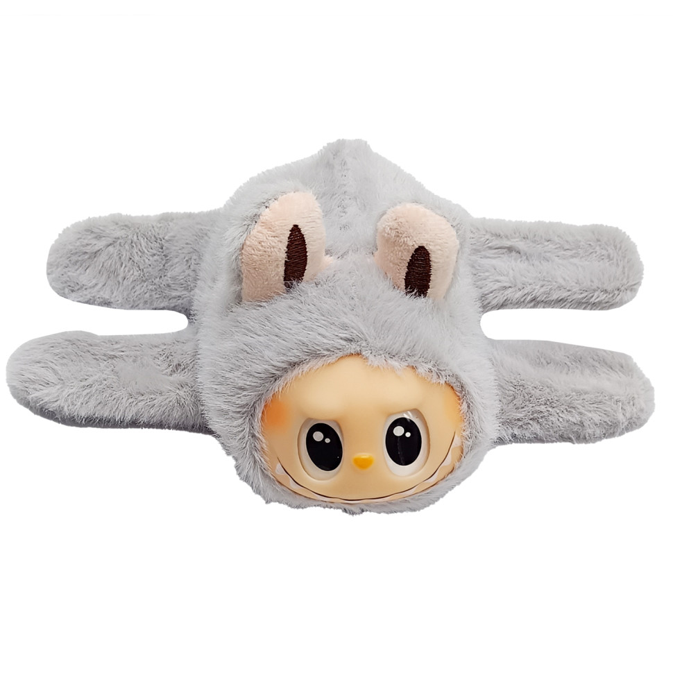 Дитяча м'яка іграшка-браслет The Monsters Labubu Bambi LBB-R(Grey)