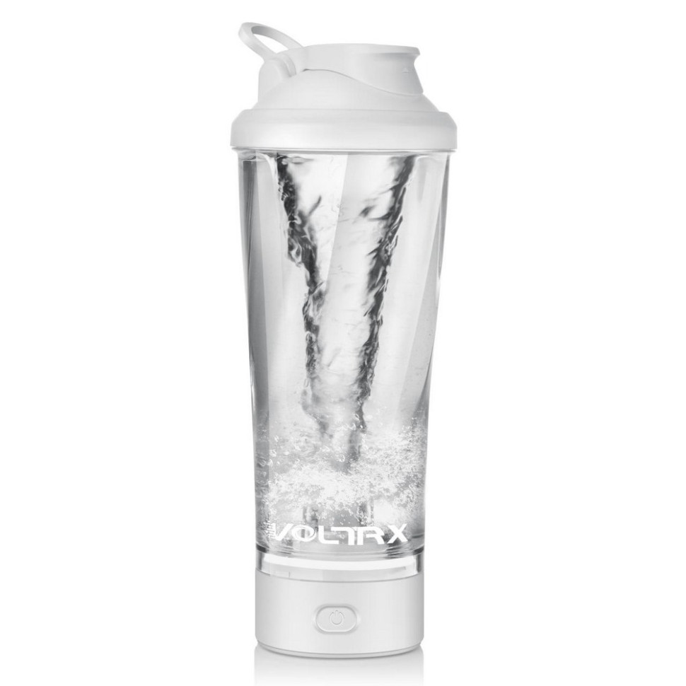 Шейкер спортивный электрический VortexBoost VOLTRX Vortex_White 600 мл, White