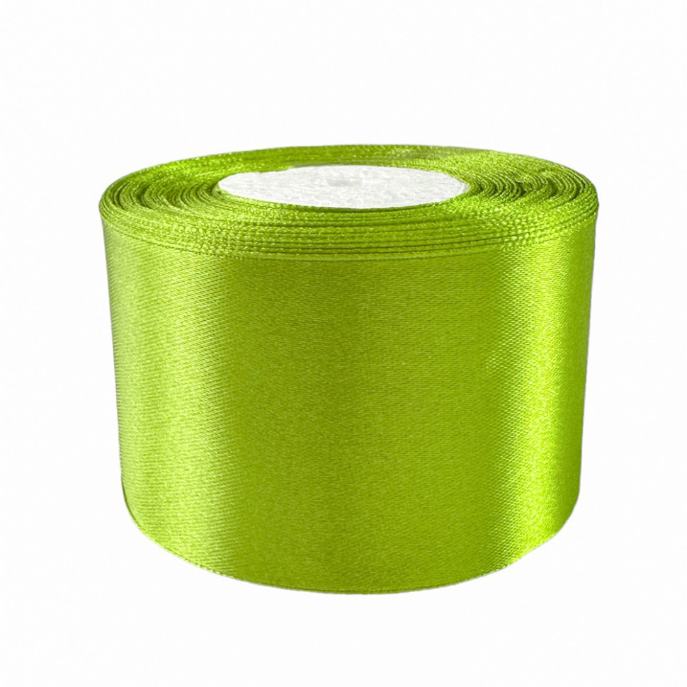 Атласна стрічка для рукоділля Bambi АБ-331, 2,5 см x 23 м, Фісташковий