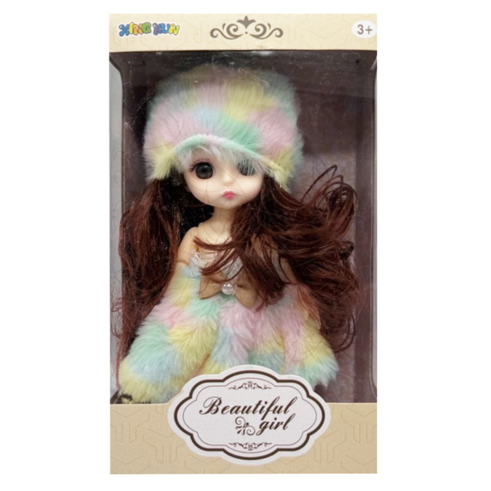 Детская игровая кукла Bambi 1361-8 шарнирная, размер 15 см