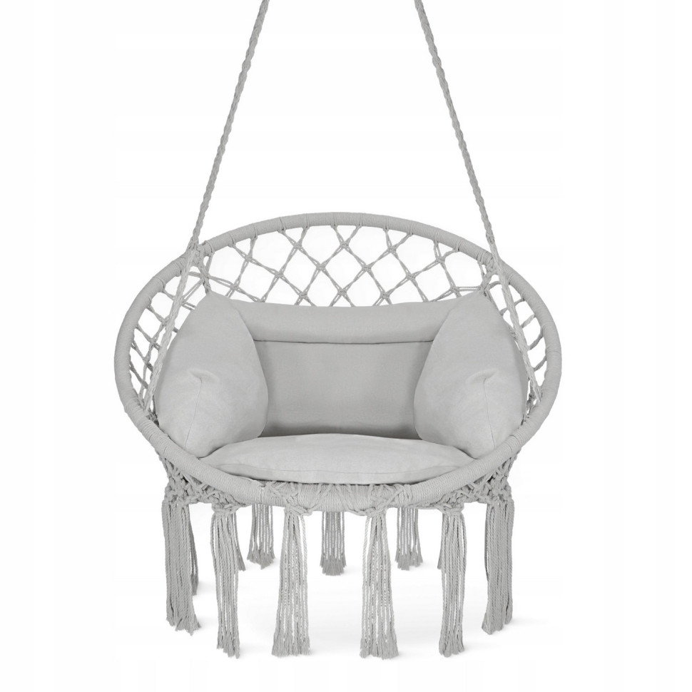 Качеля-гнездо подвесное Boho Dream 4FIZJO P-5905973404532 Grey 80 см
