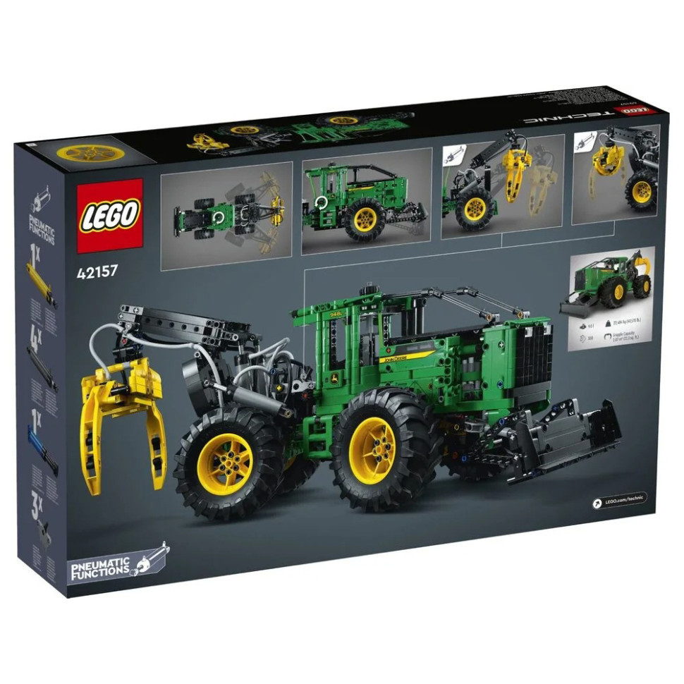 Конструктор LEGO Technic Трелювальний трактор John Deere 948L-II 42157, 1492 деталей 