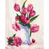 Картина за номерами. Квіти "Ніжність у вазі" 40х50см KHO2912 