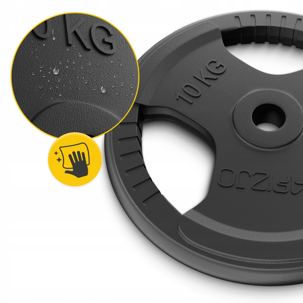 Диск металлический 4FIZJO P-5905973401388 Black 2 x 10 кг 26 мм 