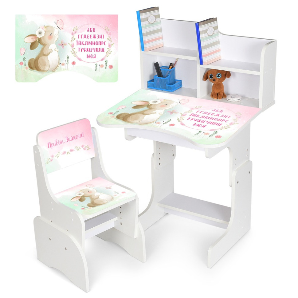Дитяча Парта Bambi N 2071-15-1 дерево, зі стільчиком