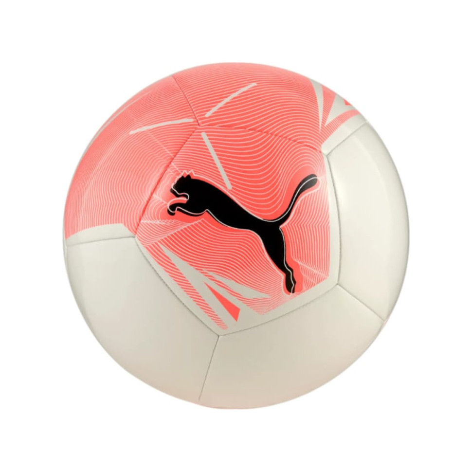 Мяч футбольный Big Cat Ball Puma 084589-01 белый/розовый, размер 5