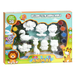 Набор для творчества Животные Bambi MK 5723(Animal) краски, кисточки
