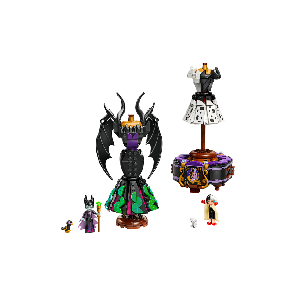 Конструктор Disney Villains Платья Малефисенты и Круэллы Де Виль LEGO 43262, 524 детали