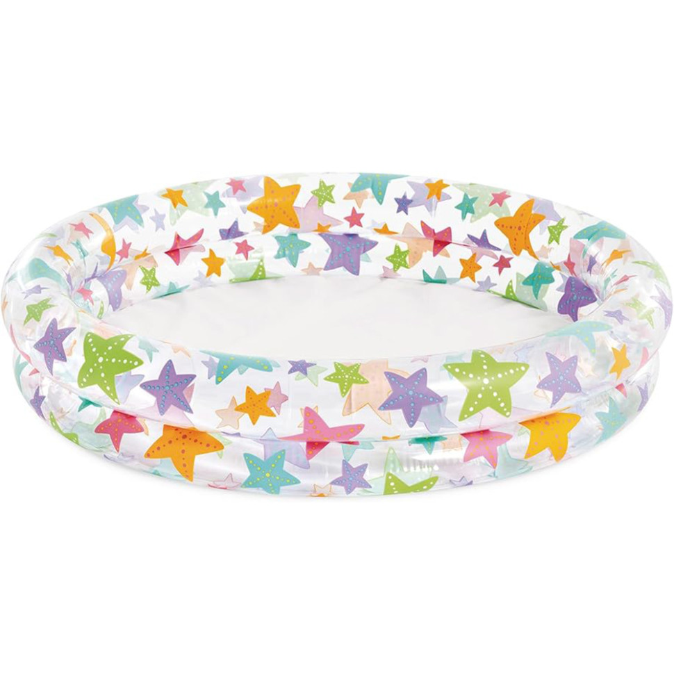 Дитячий набір Басейн надувний, коло та м'яч Intex 59460-3, 122-25 см, 156 л